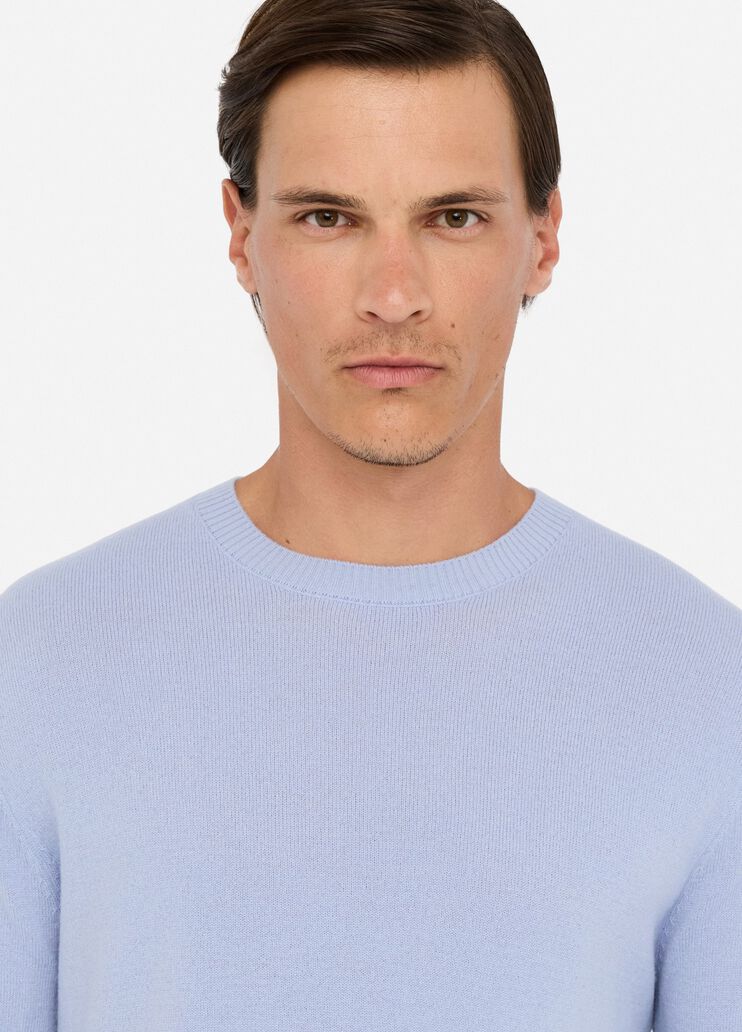 Wool and cashmere jumper air force blue Liu Jo - large image number 2 Wool and cashmere jumper air force blue Liu Jo - large image number 2