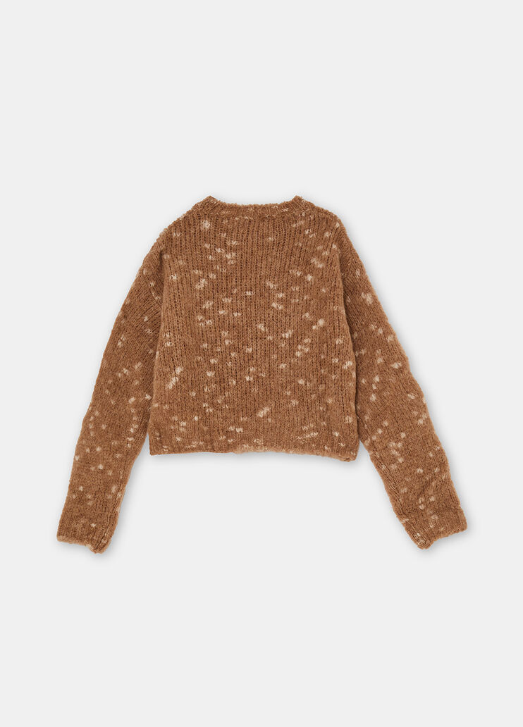 Jersey de alpaca y lana camel Liu Jo - large image number 3 Jersey de alpaca y lana camel Liu Jo - large image number 3