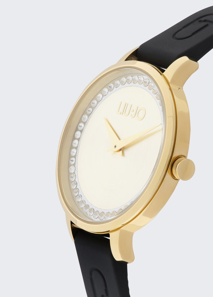 Silicone watch with brill black Liu Jo - medium Silicone watch with brill black Liu Jo - medium