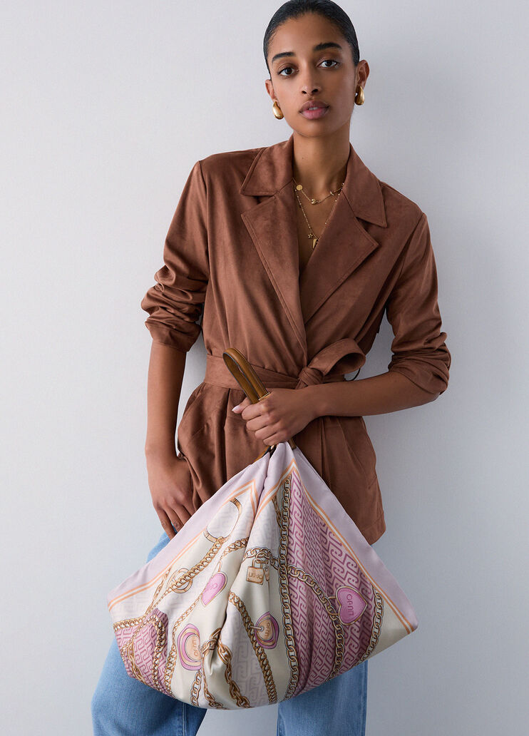 Mittelgro&szlig;e Foulard-Tasche Hellrosa Liu Jo - medium