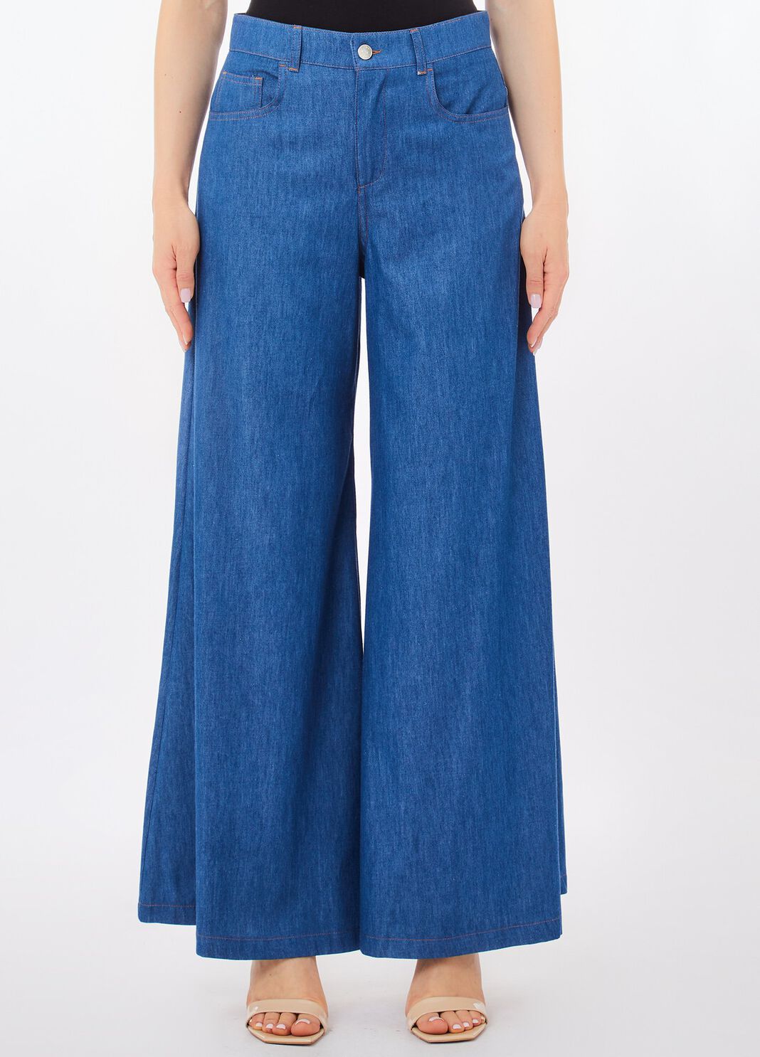 Jean &eacute;vas&eacute; denim bleu fonc&eacute; Liu Jo - large image number 0