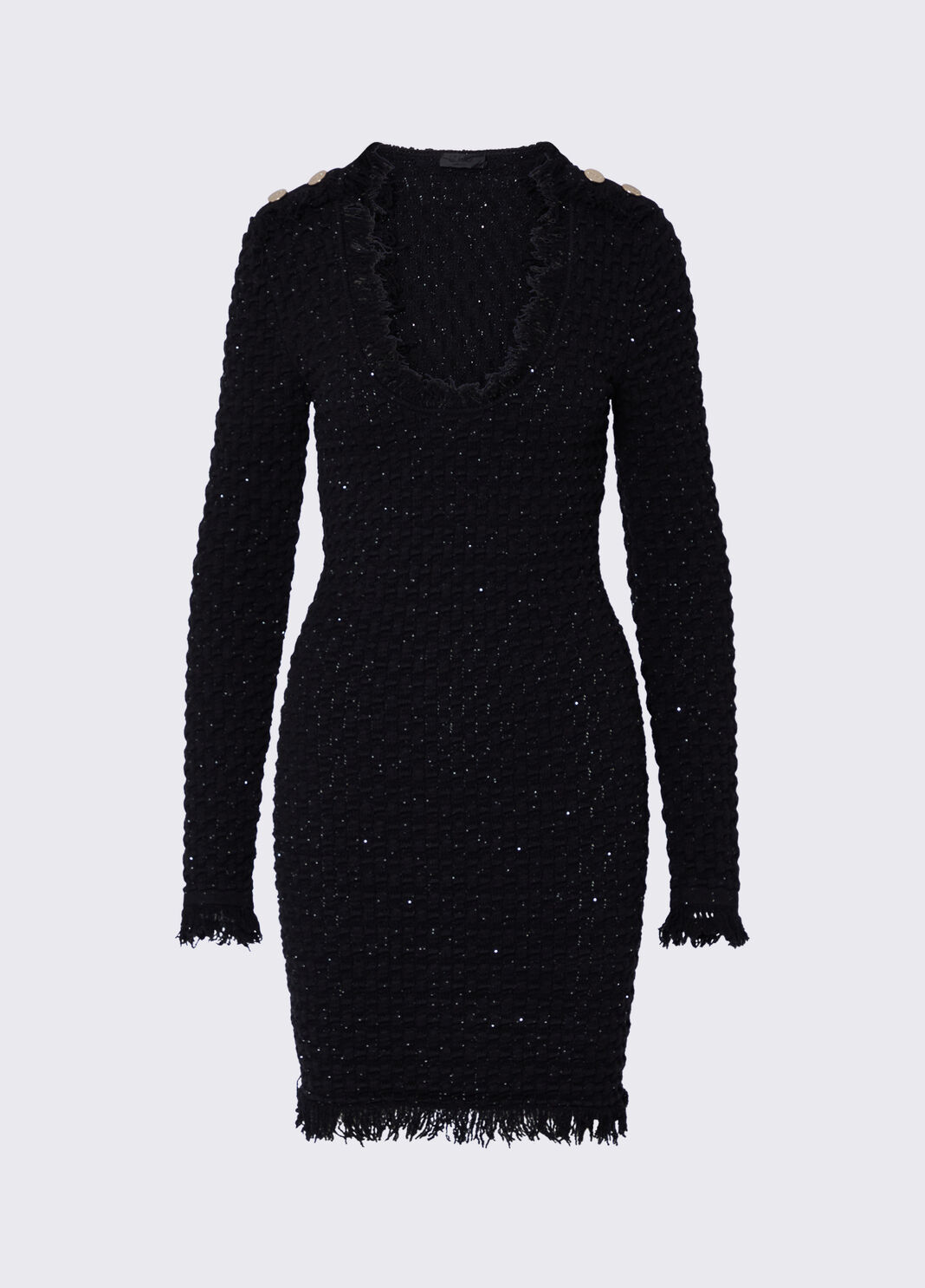 Abito corto in maglia nero Liu Jo - large image number 6