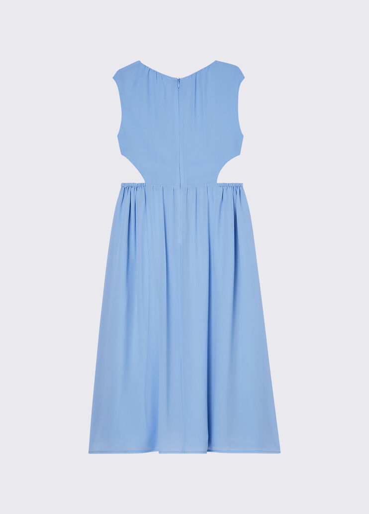 Long dress with cut-out light blue Liu Jo - medium