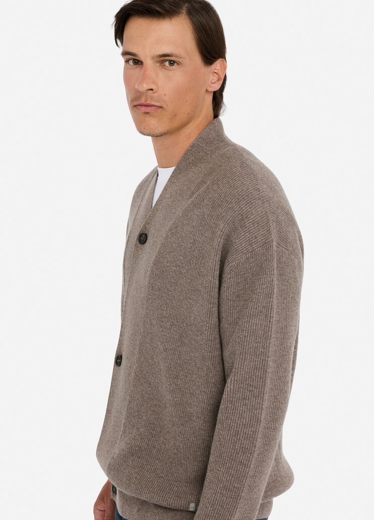 Cardigan aus Wolle und Kaschmir   Khaki Liu Jo - large image number 4 Cardigan aus Wolle und Kaschmir   Khaki Liu Jo - large image number 4