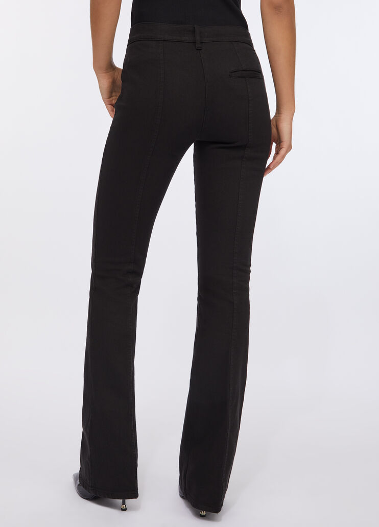 Flare-Hose aus Bull-Baumwolle Schwarz Liu Jo - large image number 1