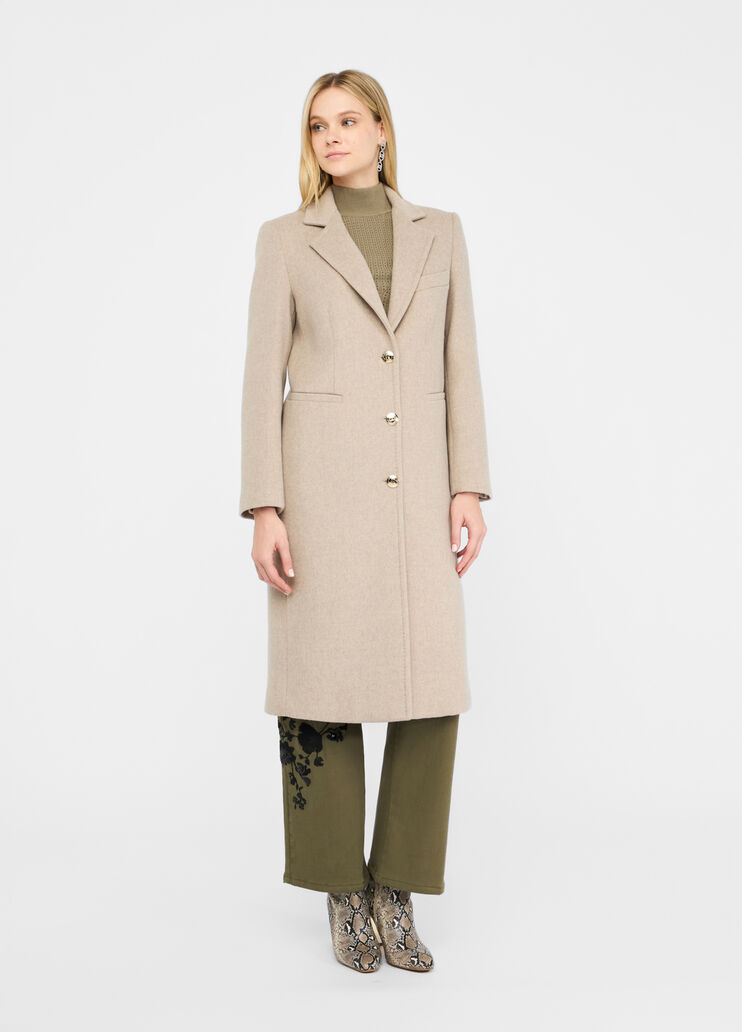 Liu Jo Better wool coat beige Liu Jo - large image number 0 Liu Jo Better wool coat beige Liu Jo - large image number 0