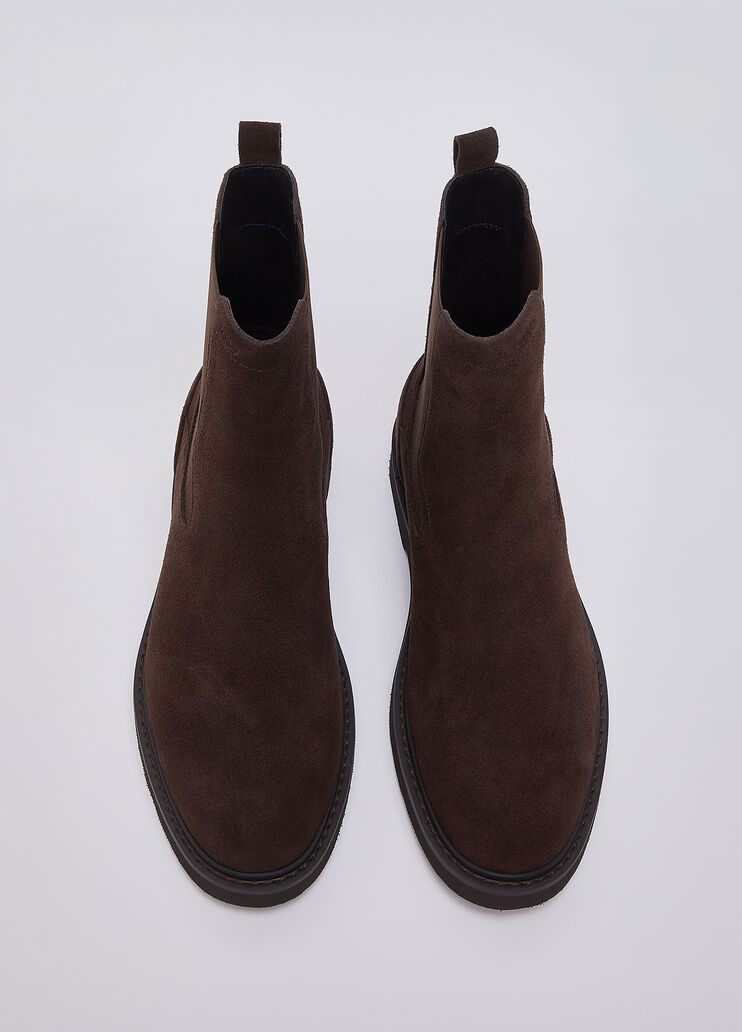 Ankle boots beatles in suede brown Liu Jo - medium
