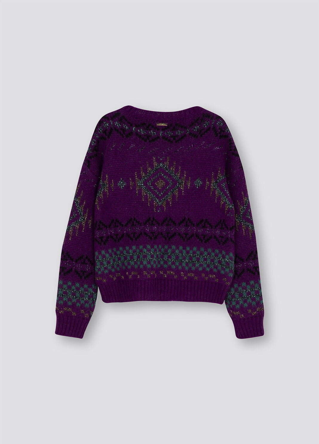 Jacquard-Pullover  Violett Liu Jo - large image number 1