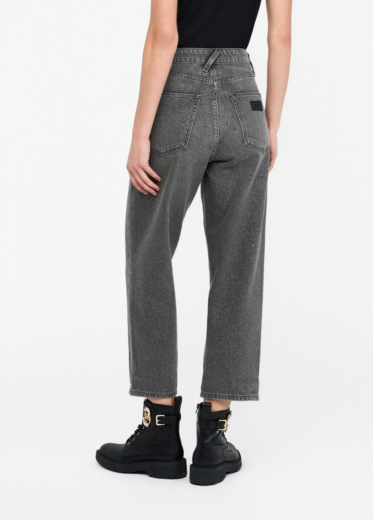 High-waisted straight-leg jeans grey denim Liu Jo - large image number 1 High-waisted straight-leg jeans grey denim Liu Jo - large image number 1