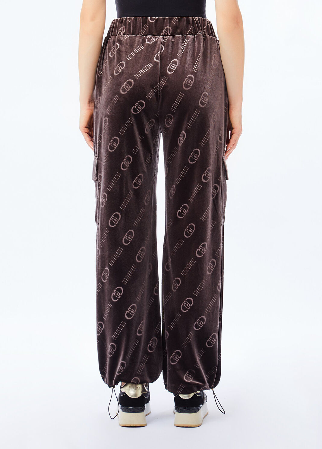 Chenille jogging pants chocolate/liu jo Liu Jo - large image number 1