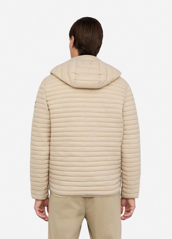 Quilted nylon jacket beige Liu Jo - large image number 1