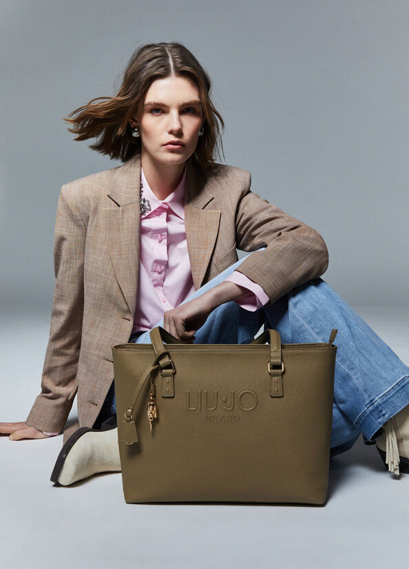 Sac à Main Victor Hugo En Cuir Vert - Bandoulière - Neuf Avec Étiquettes