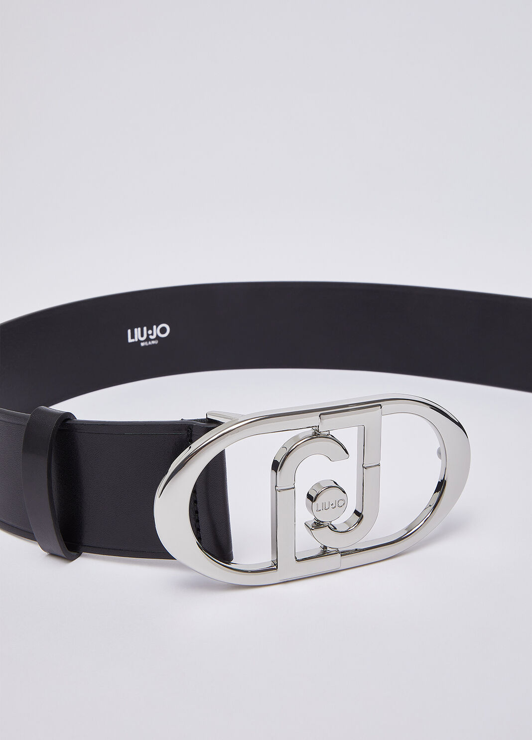 Ceinture Bustier en Cuir noir et argent Liu Jo - large image number 3