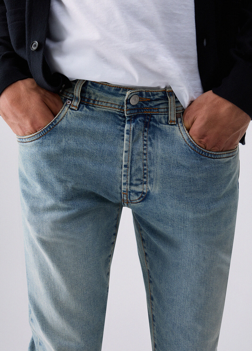 Jeans droit denim bleu Liu Jo - large image number 4