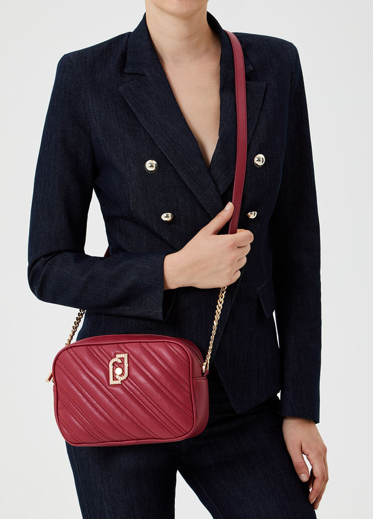 Crossbody bag with logo Cherry Red Liu Jo - large image number 1 Crossbody bag with logo Cherry Red Liu Jo - large image number 1