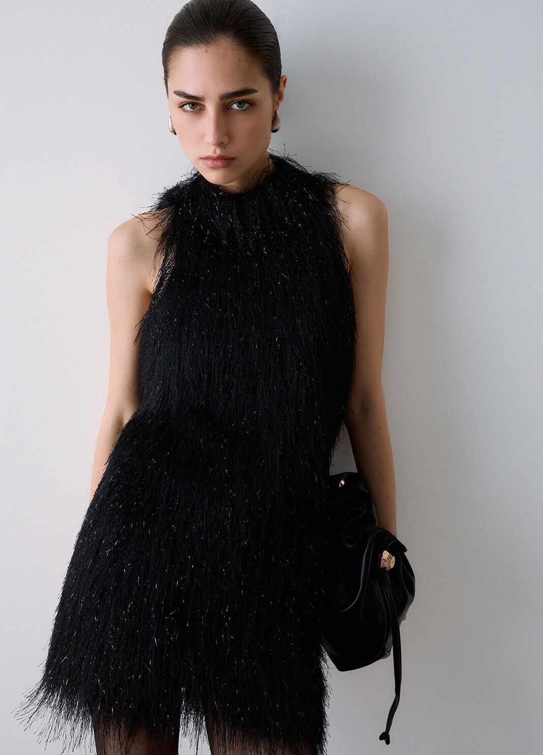 Fringed Top black Liu Jo - large image number 3