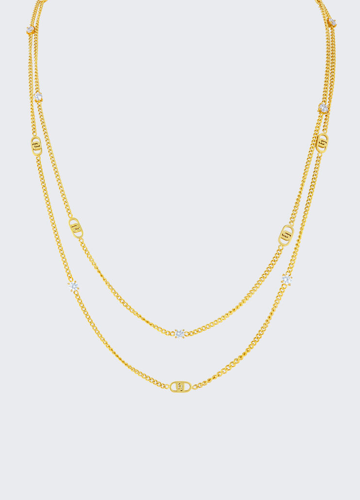 Collier avec logo monogramme or Liu Jo - medium Collier avec logo monogramme or Liu Jo - medium