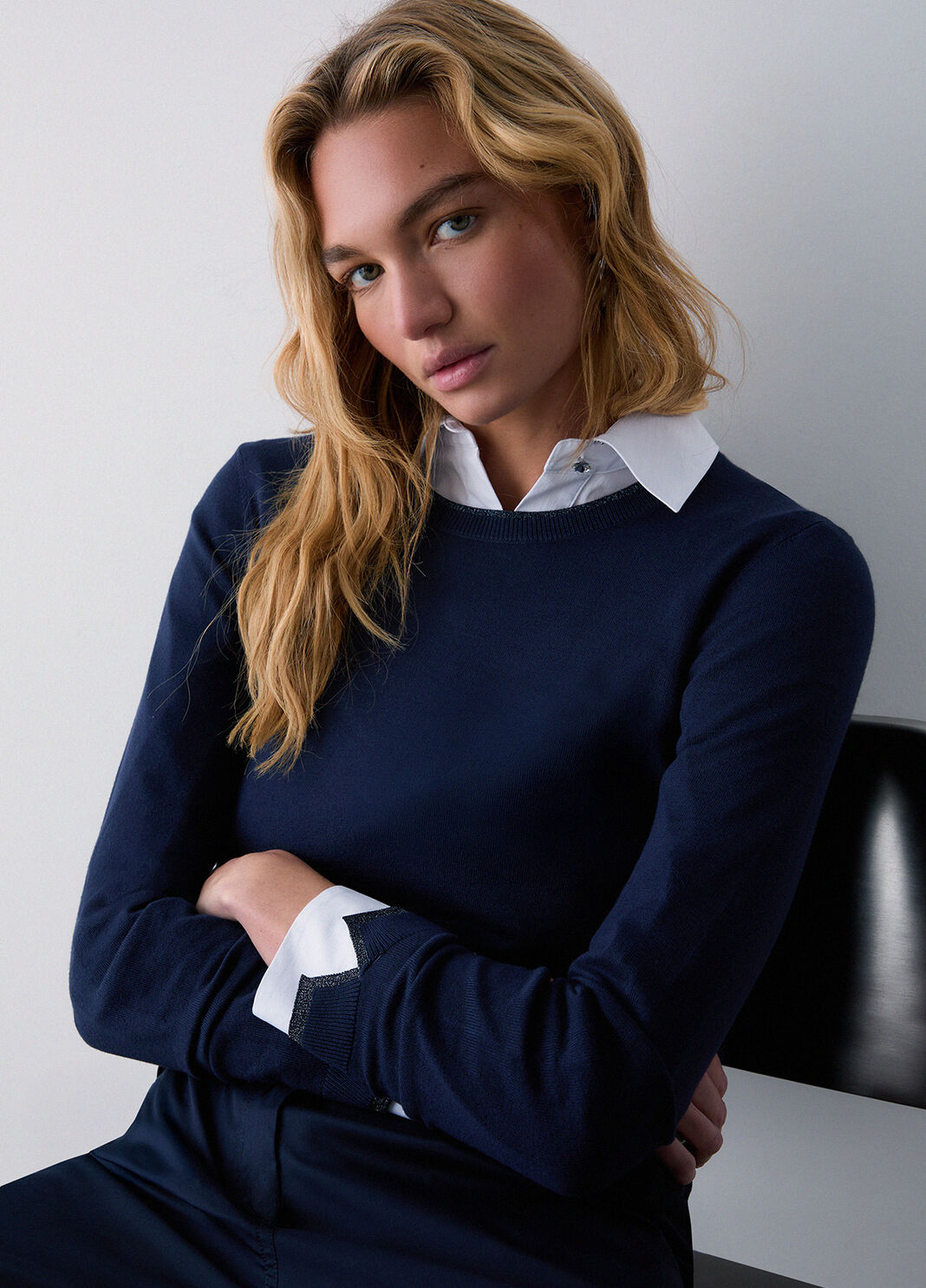 Maglia Liu Jo Better blu navy Liu Jo - large image number 3