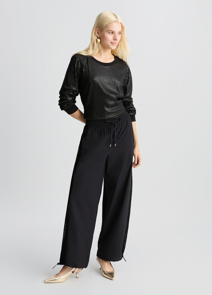 Sweatshirt with sequins black Liu Jo - medium Sweatshirt with sequins black Liu Jo - medium