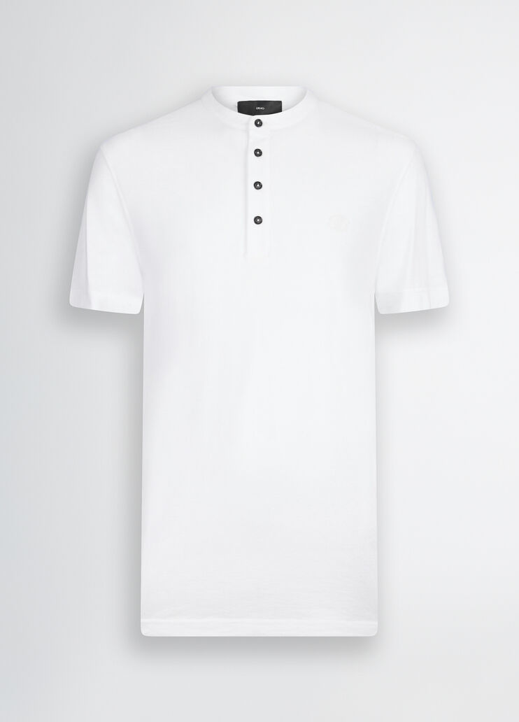 White T-shirt with buttons white Liu Jo - large image number 6 White T-shirt with buttons white Liu Jo - large image number 6