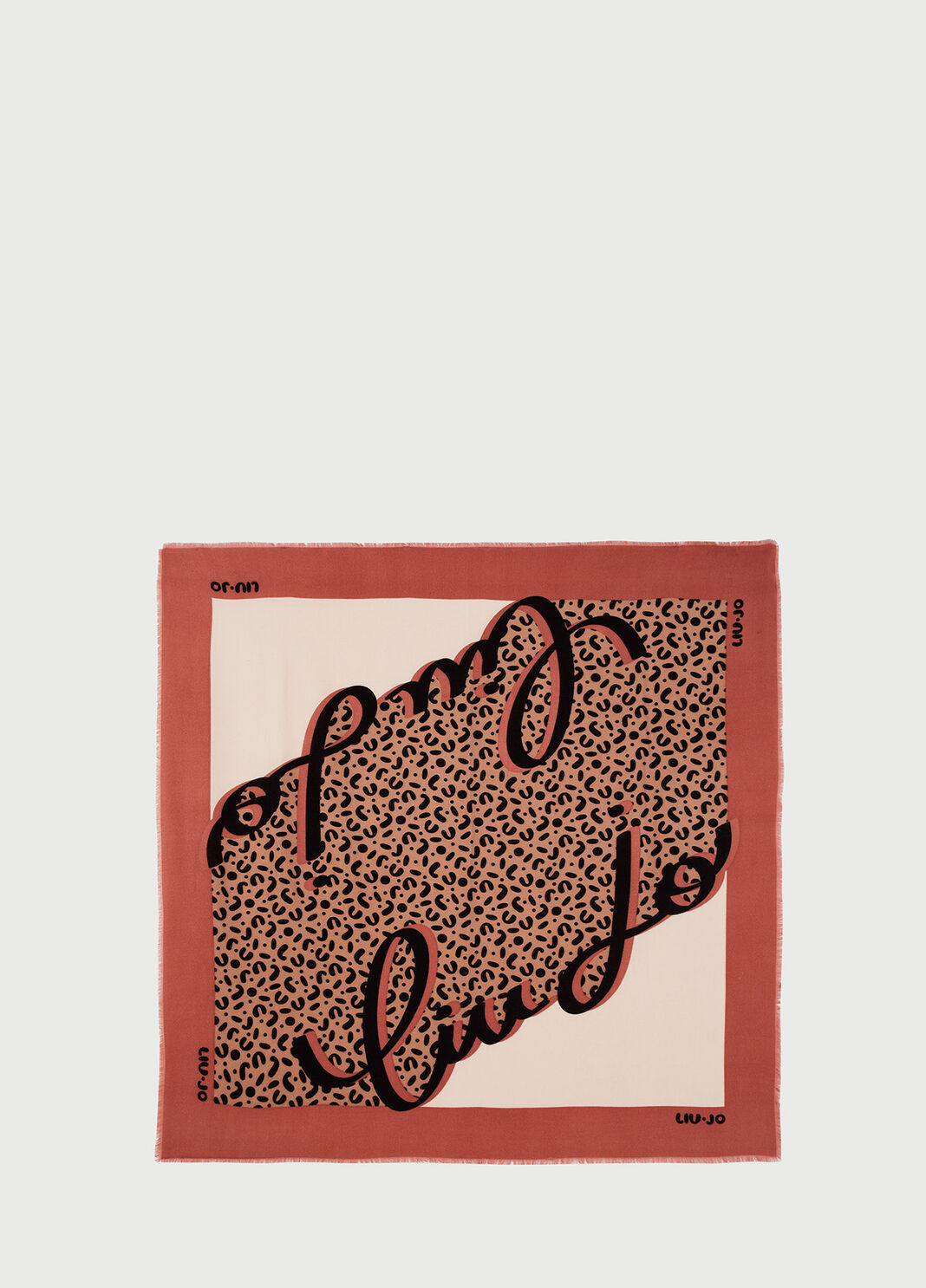 Foulard with animal-print Scorched earth Liu Jo - large image number 0
