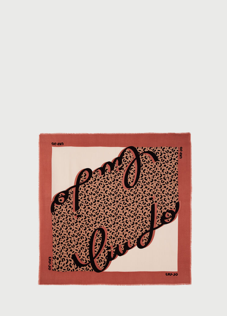 Foulard with animal-print Scorched earth Liu Jo - large image number 0 Foulard with animal-print Scorched earth Liu Jo - large image number 0