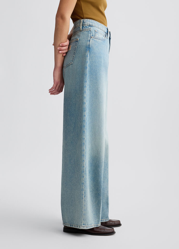 Low-rise baggy jeans light denim Liu Jo - large image number 3 Low-rise baggy jeans light denim Liu Jo - large image number 3