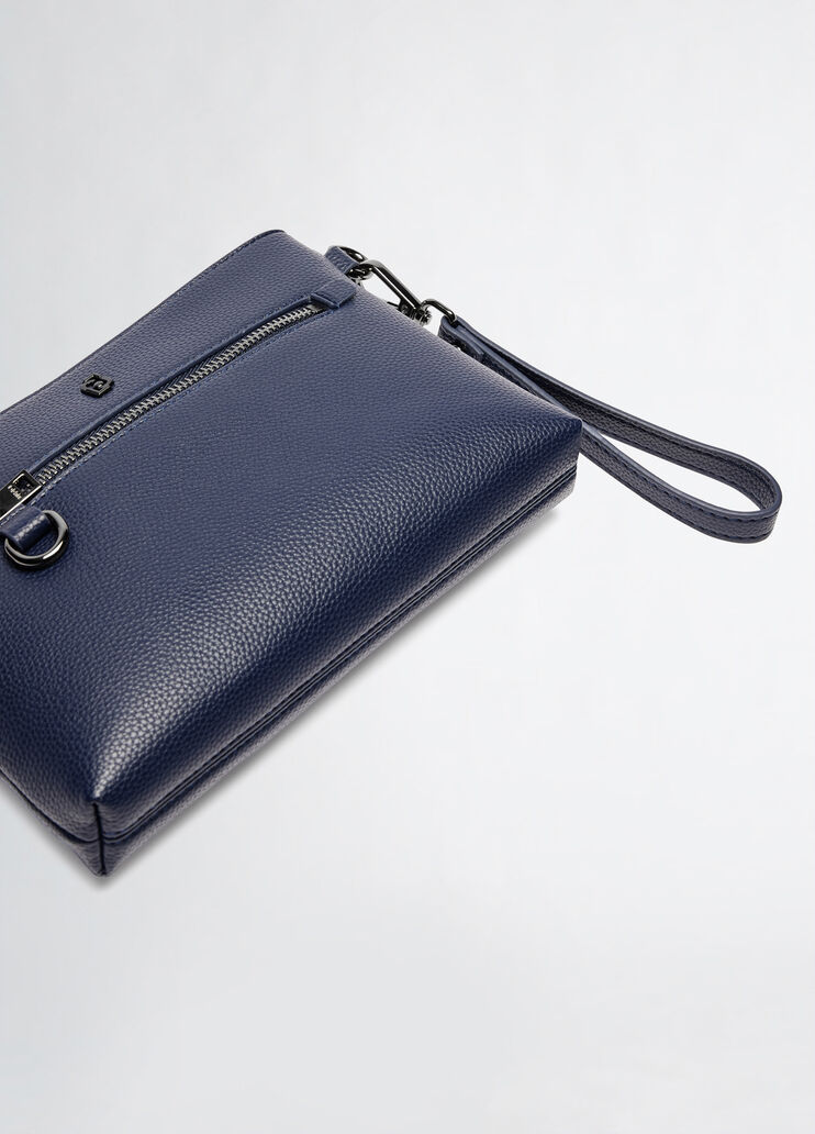 Men’s clutch bag dark blue Liu Jo - large image number 5 Men’s clutch bag dark blue Liu Jo - large image number 5