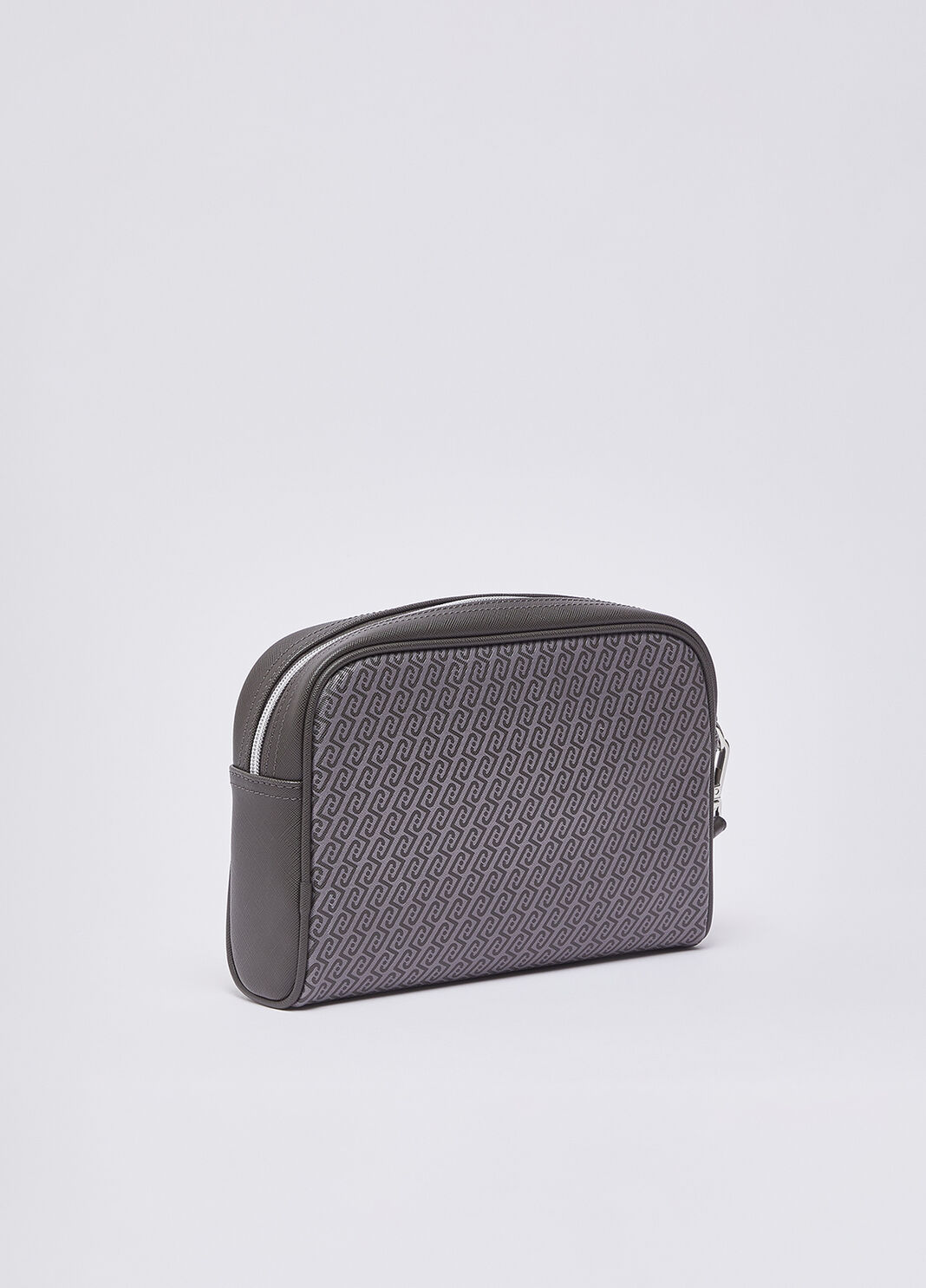 Clutch bag with monogram logo grey Liu Jo - large image number 2