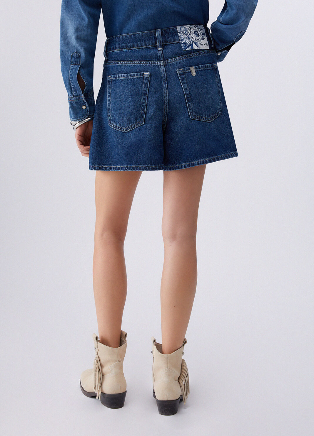 Denim shorts blue denim Liu Jo - large image number 1