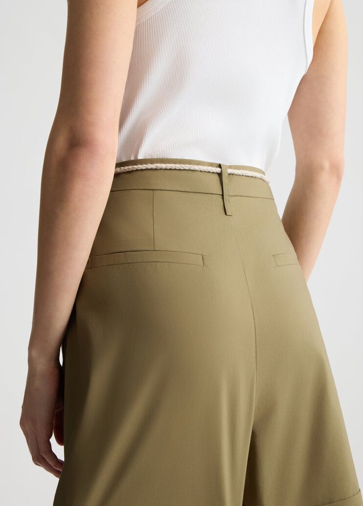 Poplin shorts green Liu Jo - large image number 4