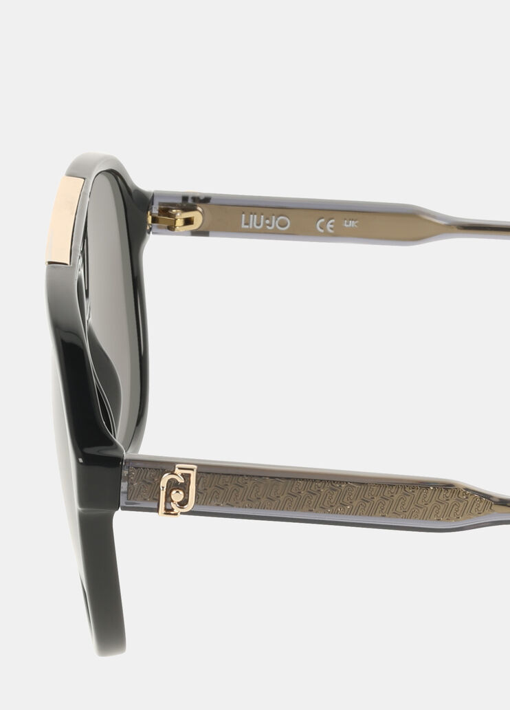 Occhiali da sole aviator tartarugato Liu Jo - medium