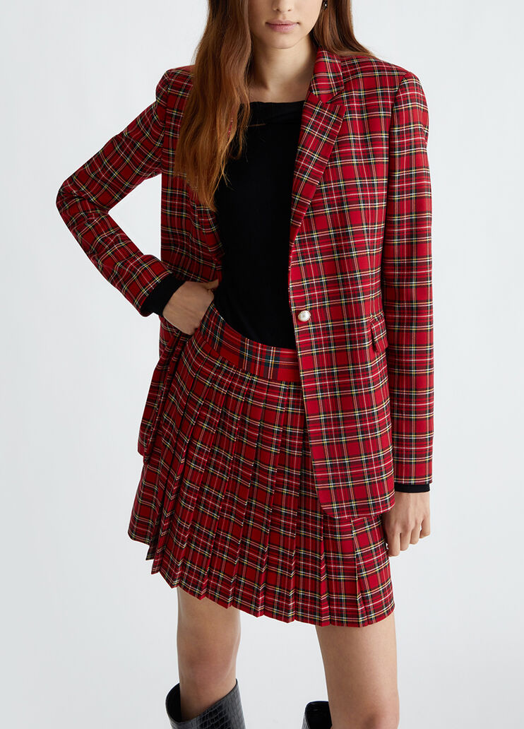 Tartan blazer red Liu Jo - medium Tartan blazer red Liu Jo - medium
