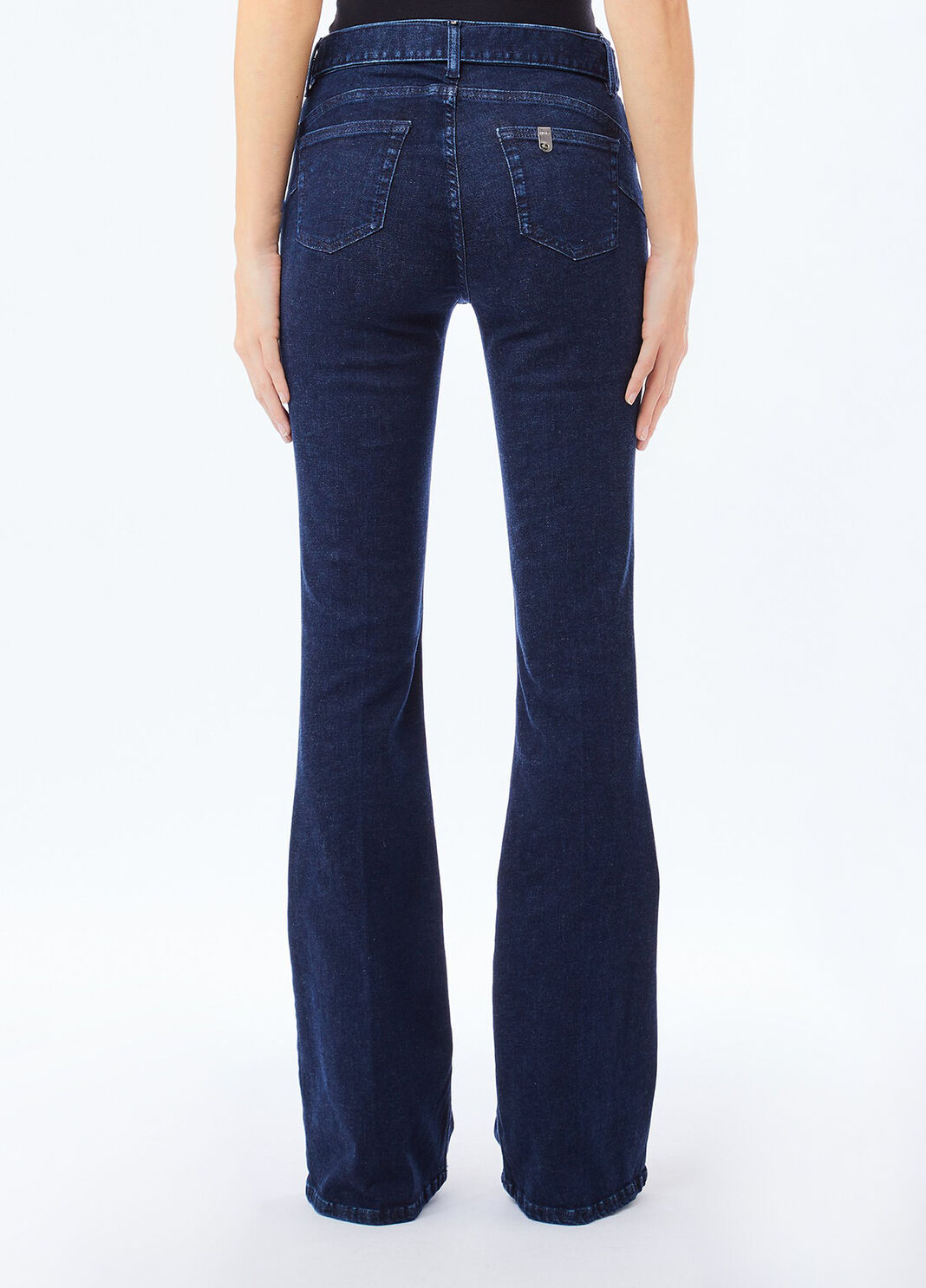 Flare-Jeans mit G&uuml;rtel Denimblau Liu Jo - large image number 1