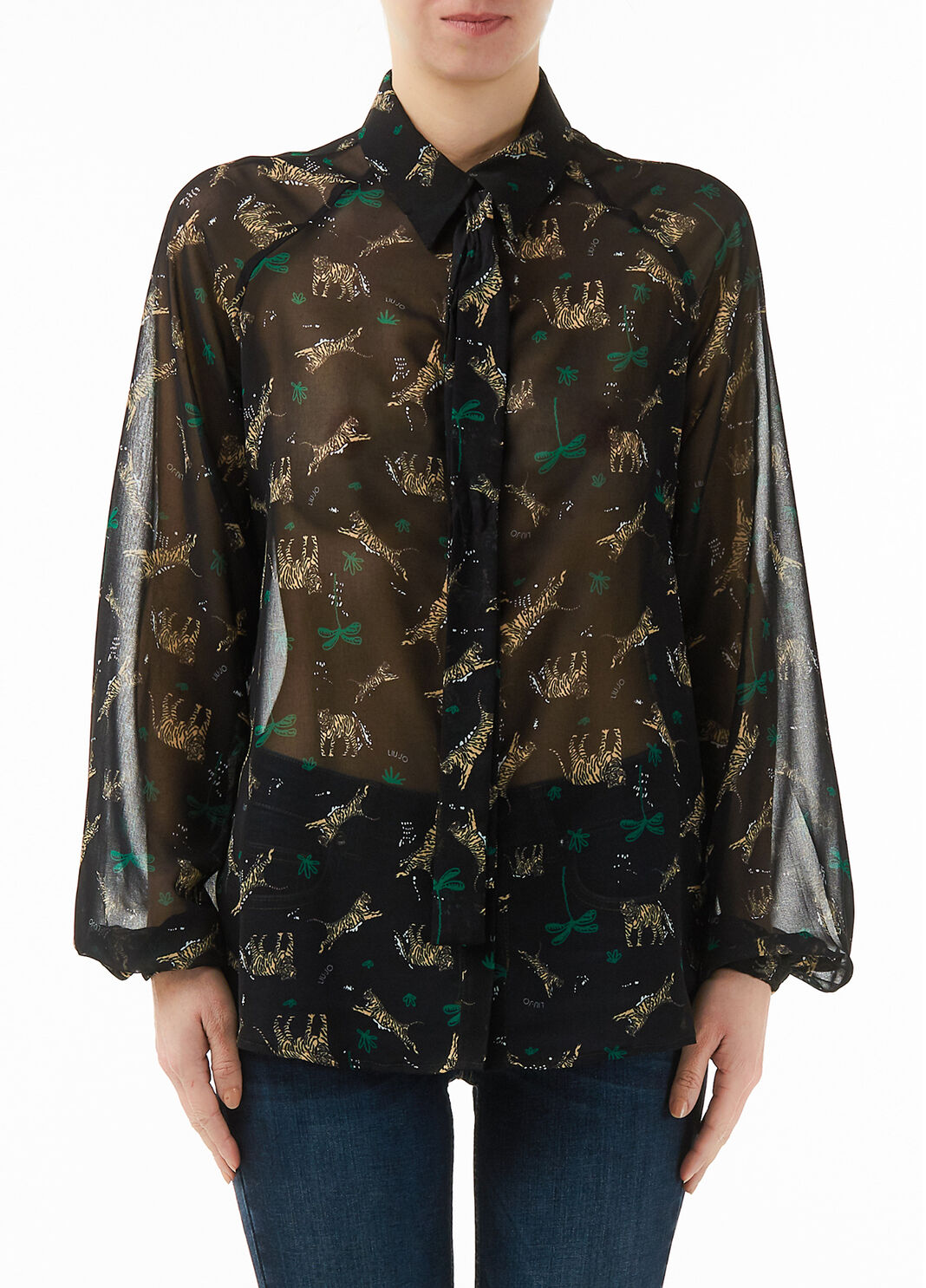 Printed shirt all over tiger Liu Jo - large image number 0