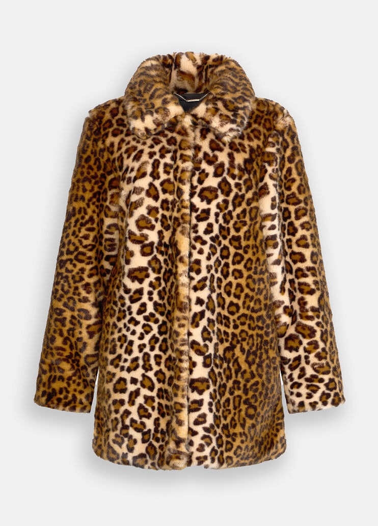 Animal-print coat leopard print Liu Jo - large image number 6 Animal-print coat leopard print Liu Jo - large image number 6