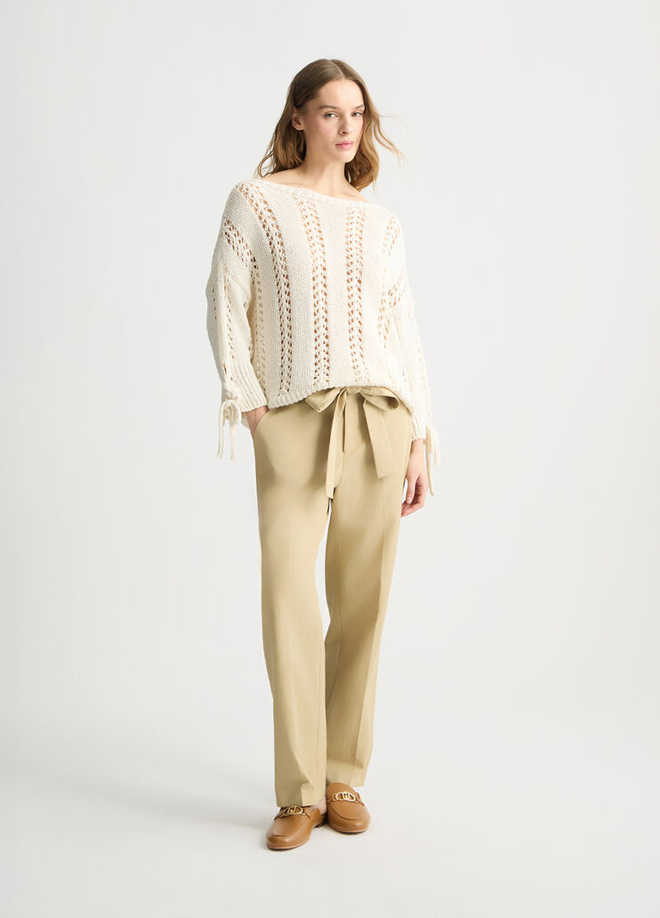 Chinos with belt beige Liu Jo - medium Chinos with belt beige Liu Jo - medium