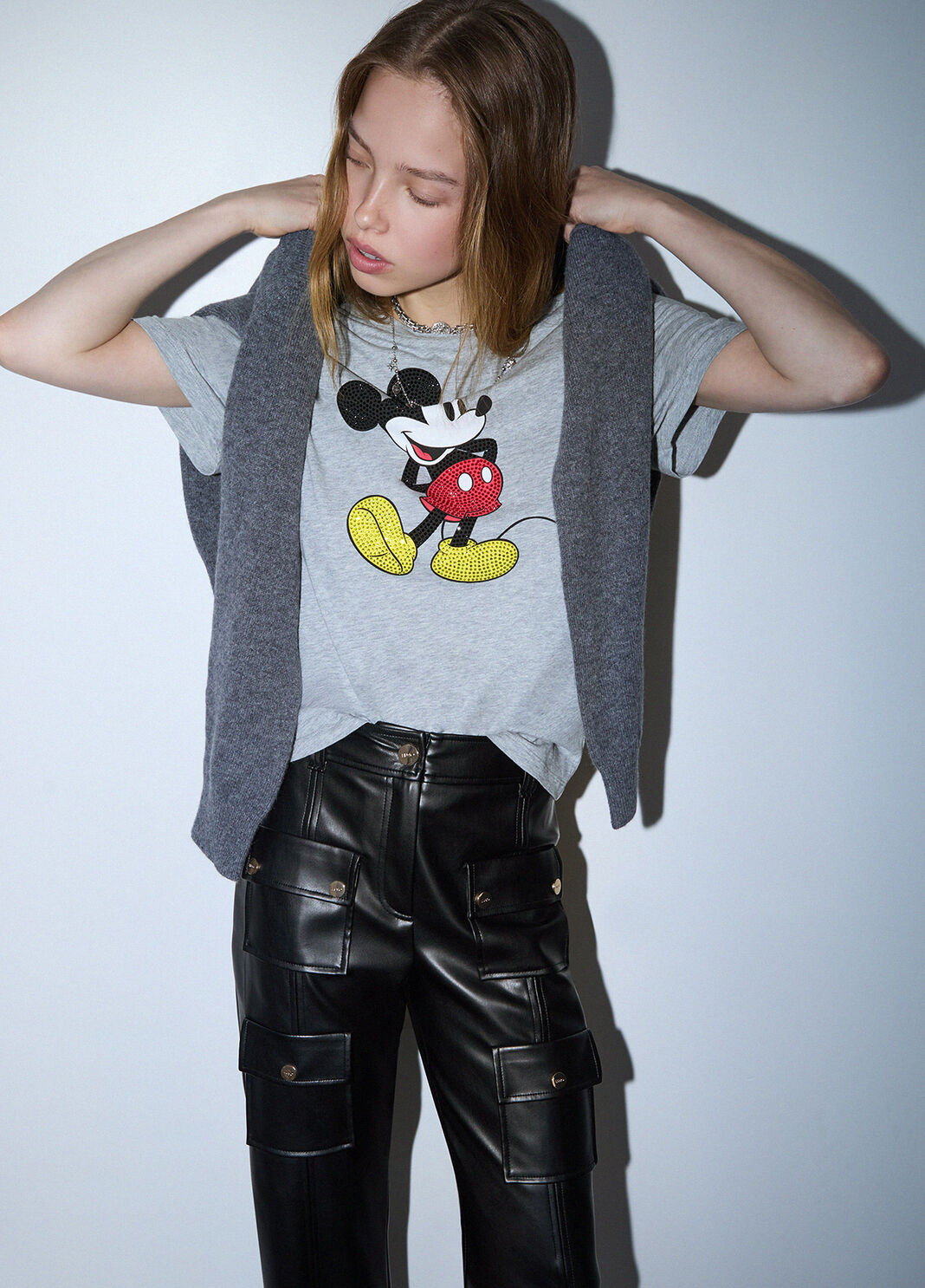 T-shirt with print grey Liu Jo - large image number 3