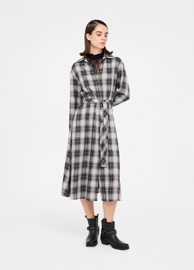 Long chequered dress check Liu Jo - medium