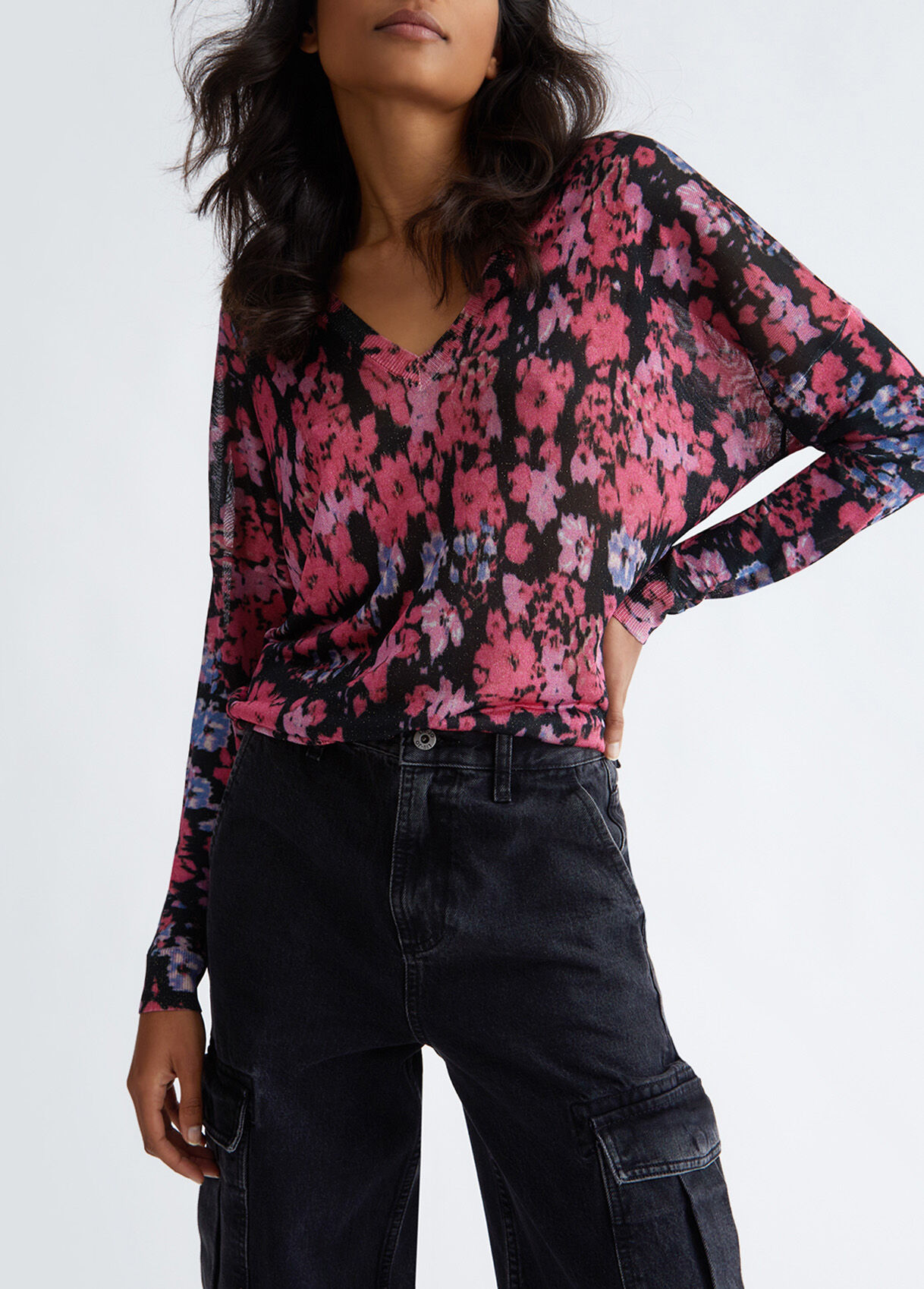 Maglia floreale colore floreale Liu Jo