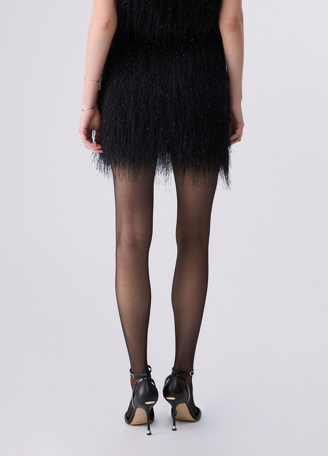 Fringe Mini Skirt black Liu Jo - large image number 1