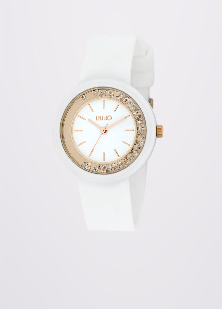 Silicone watch white Liu Jo - large image number 0 Silicone watch white Liu Jo - large image number 0