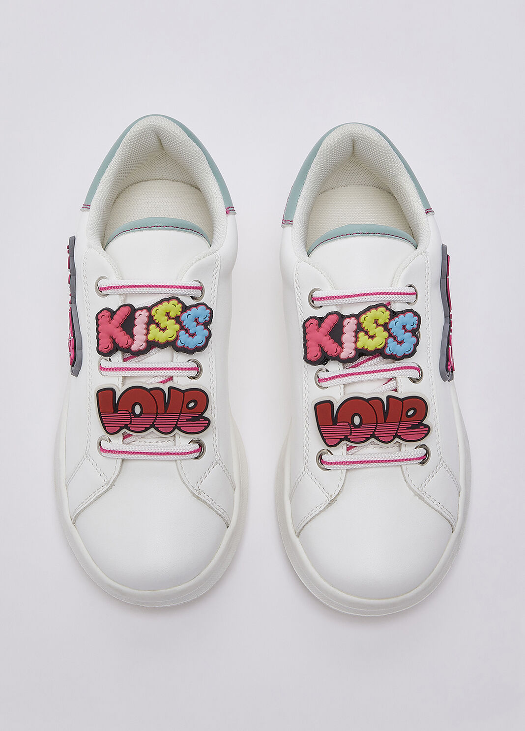 Sneakers with colorful patch white Liu Jo - large image number 3