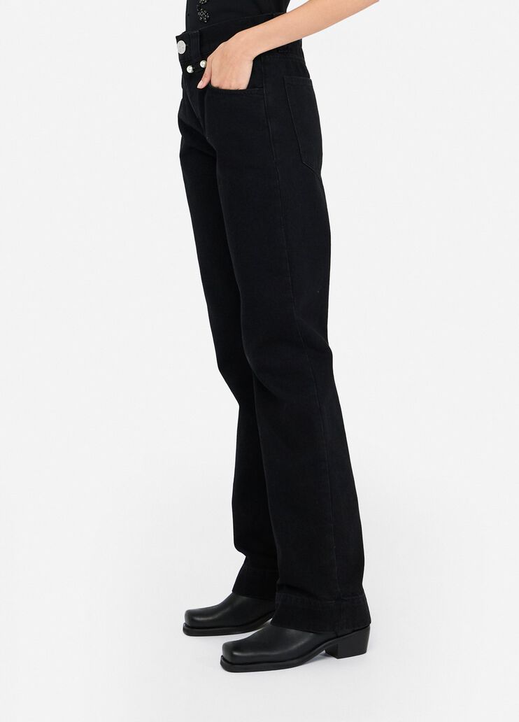 Cotton jeans black denim Liu Jo - large image number 3