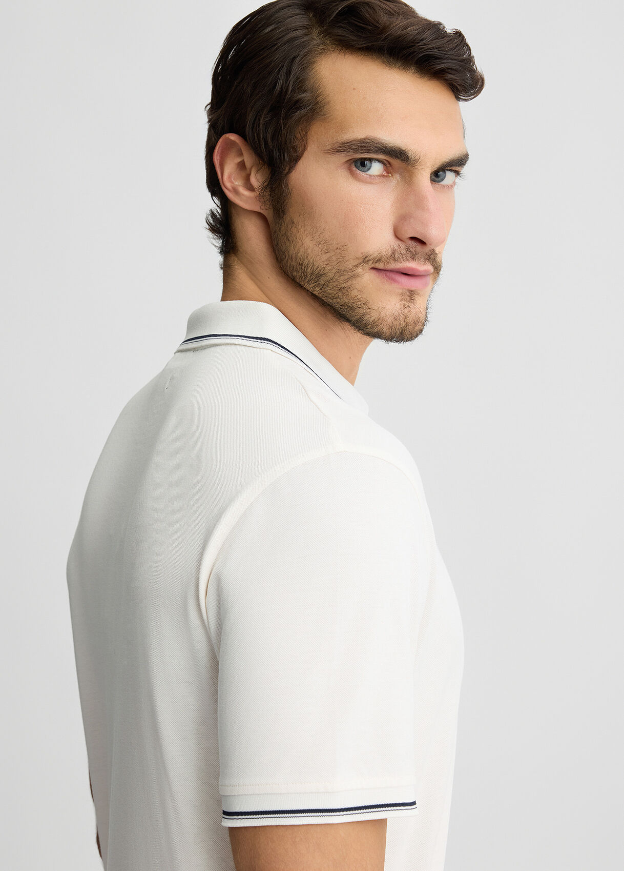 ☆YALE☆ COMFORT COOL POLO KNIT IVORY YEM1KT308AIV Yale University Apparel & Spirit Store Polos, Yale