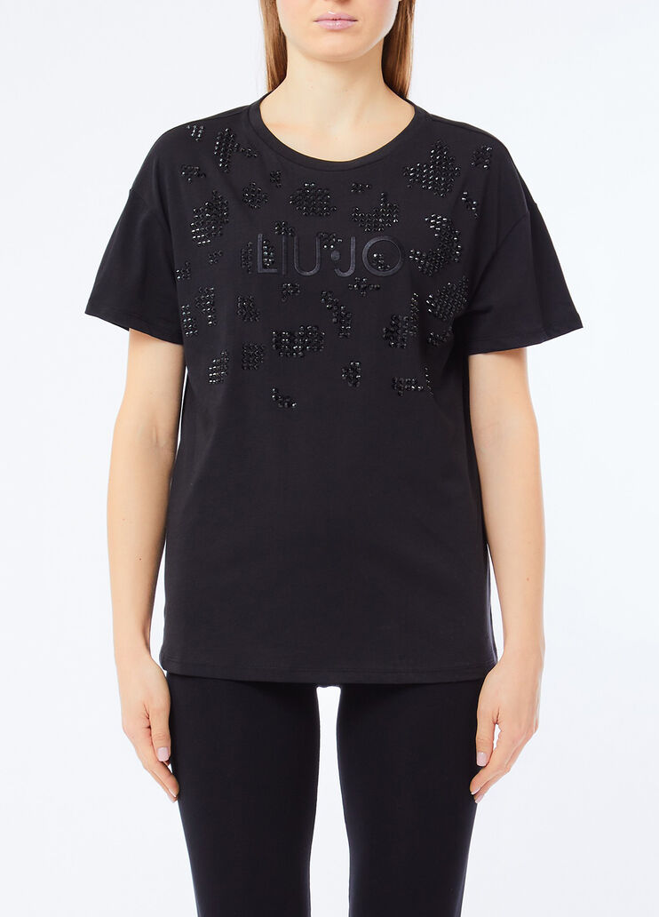 T-Shirt Liu&nbsp;Jo&nbsp;Better Schwarz Liu Jo - medium