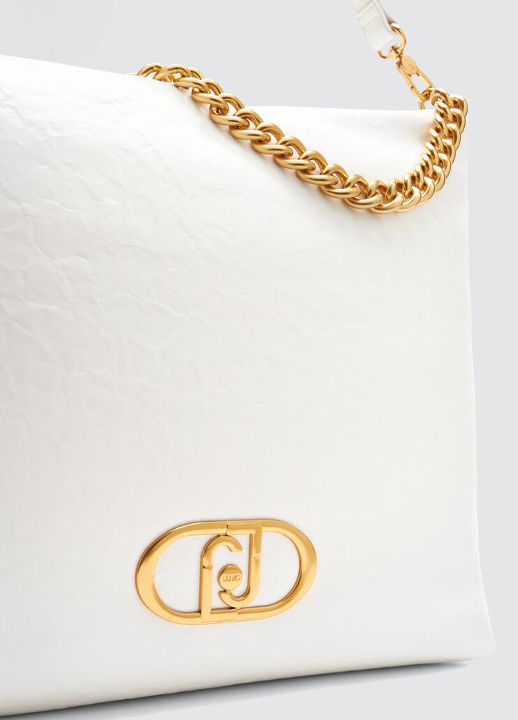 LaPuffy shopping bag white Liu Jo - medium LaPuffy shopping bag white Liu Jo - medium
