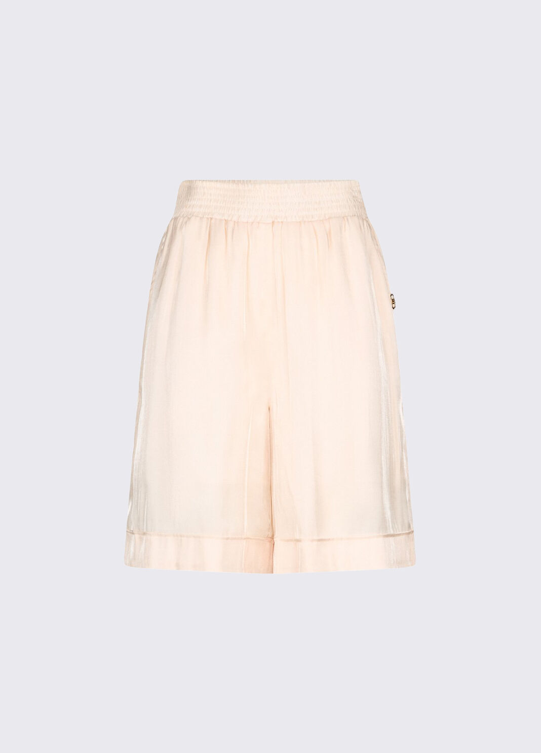 Bermudashorts aus beschichtetem Gewebe Champagner Liu Jo - large image number 6