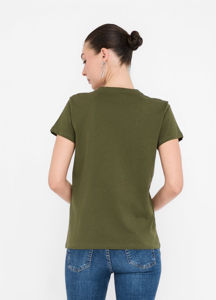 Liu Jo Better T-shirt olive green Liu Jo - large image number 1 Liu Jo Better T-shirt olive green Liu Jo - large image number 1