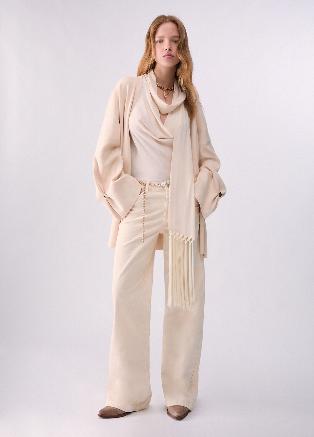Top with Scarf butter Liu Jo - large image number 5